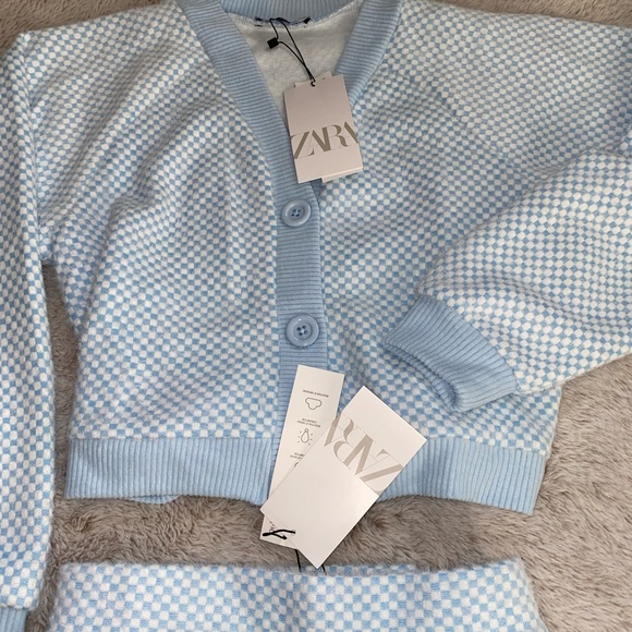 Zara matching cardigan and mini skirt set - Picture 5 of 5